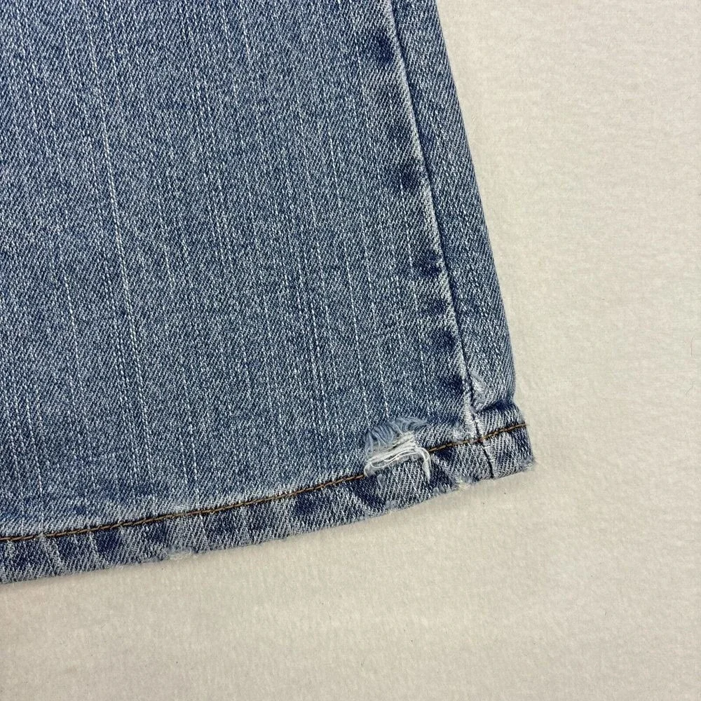 Levis 515 Womens Jeans 8L 31x33 Boot Cut Light Wash‎ Faded Barn Chore Hipster